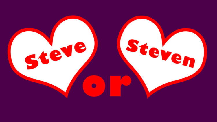 Steve or Steven – Mixed Bag